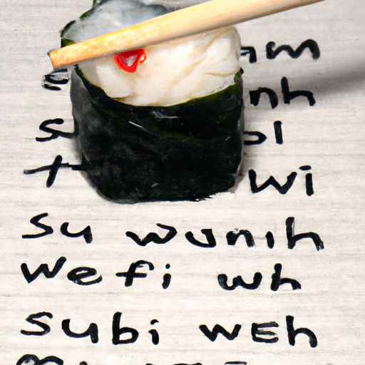 wie wird sushi geschrieben