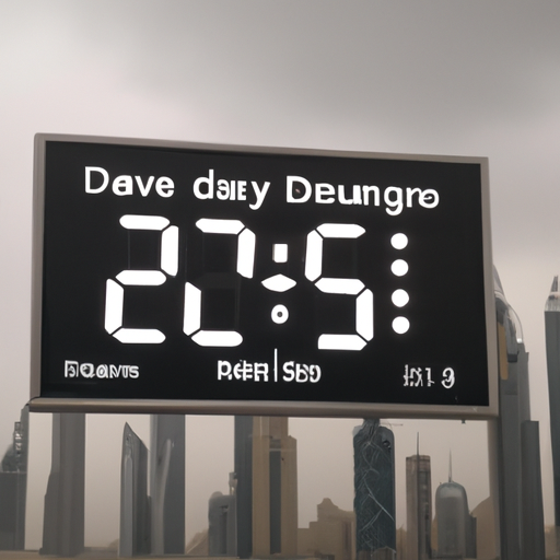 1. Die Zeitanzeige in Dubai: Wie spät ist es jetzt?